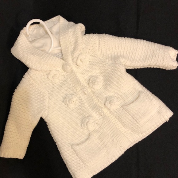 Impressions White Sweater - Picture 1 of 2